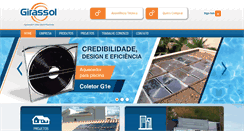 Desktop Screenshot of girassolsolar.com.br